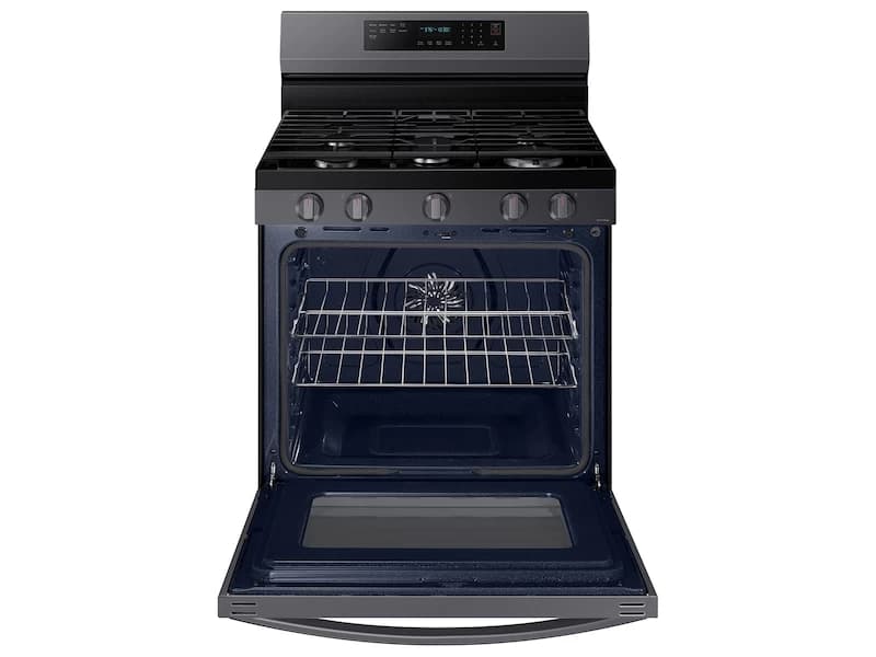 6.0 cu. ft. Smart Freestanding Gas Range with No-Preheat Air Fry and Convection+ in Black Stainless Steel view 8
