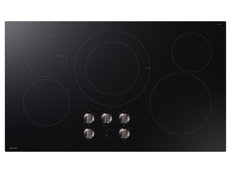 36" Electric Cooktop with 5 Elements in Black - ENERGY STAR®
