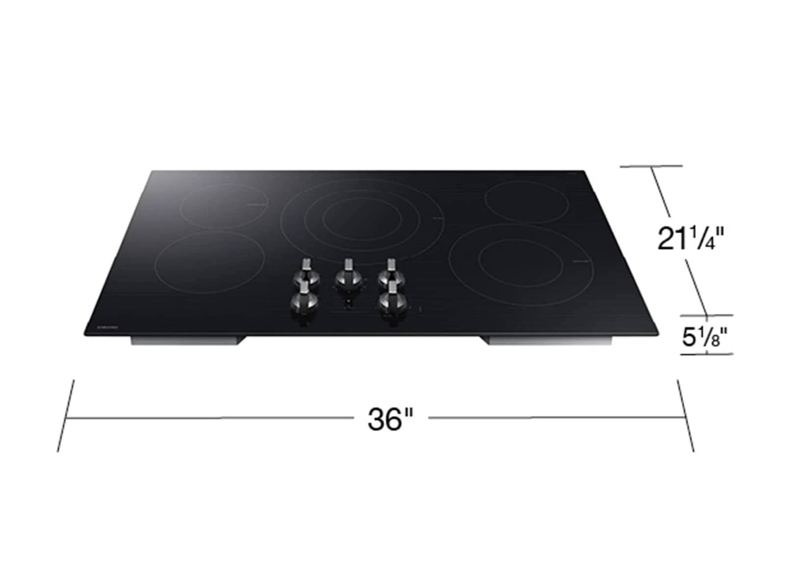 Electric Cooktop Illuminated Knobs | Wi-Fi Rapid Boil view 3