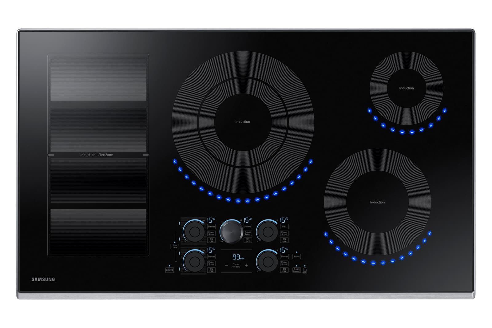 36" Smart Induction Cooktop in Stainless Steel