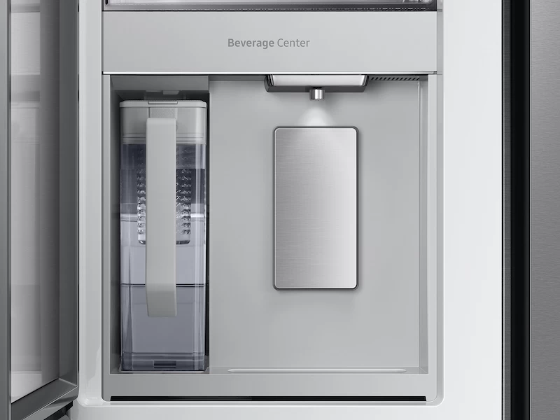23 cu. ft. Smart BESPOKE 4-Door French-Door Refrigerator with Customizable Panel Colors and Beverage Center  in Stainless Steel view 5