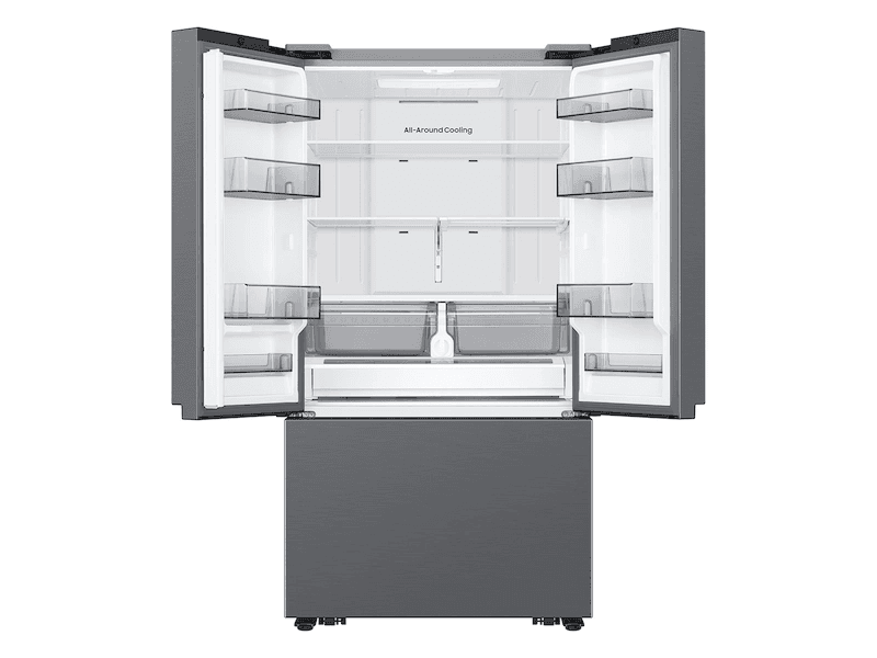 Bespoke AI 3-Door French Door Mega Capacity | Dual Ice Maker Stainless Look 27 cu.ft. – Stainless Steel view 5