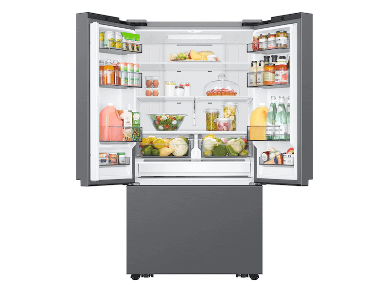 Bespoke AI 3-Door French Door Mega Capacity | Dual Ice Maker Stainless Look 27 cu.ft. – Stainless Steel view 6
