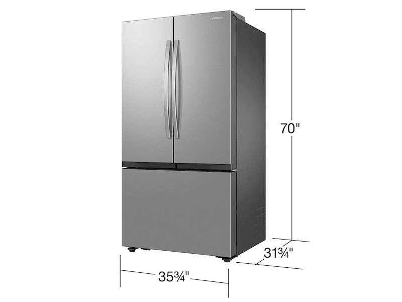 3-Door French Door – Stainless Steel view 2