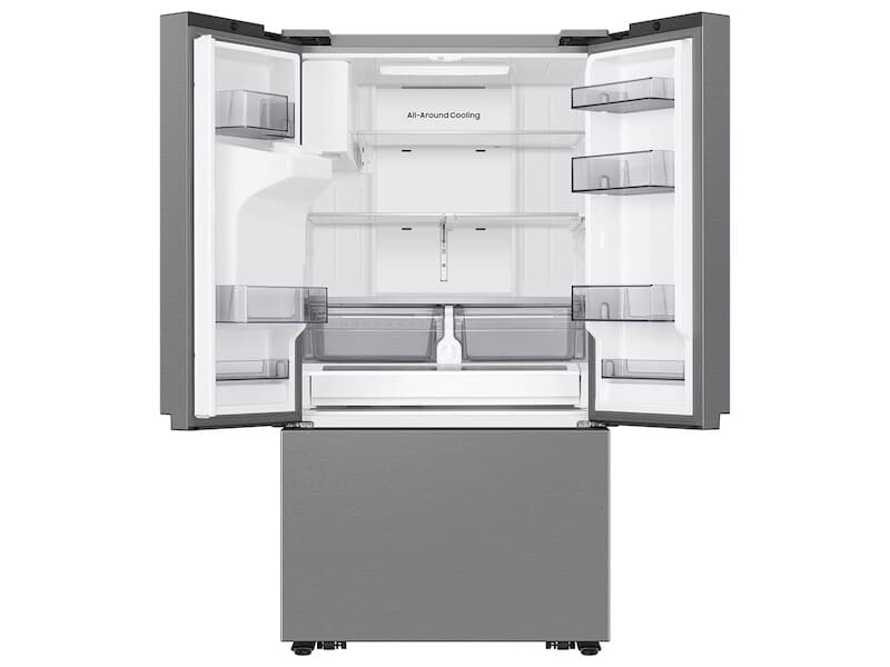 3-Door French Door (26 cu. ft.) with External water & ice dispenser (no ice in freezer), recessed handles – Stainless Steel view 5