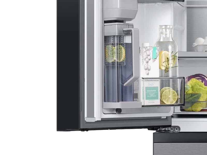 Bespoke 4-Door French Door Refrigerator (29 cu. ft.) with AutoFill Water Pitcher in Stainless Steel view 2