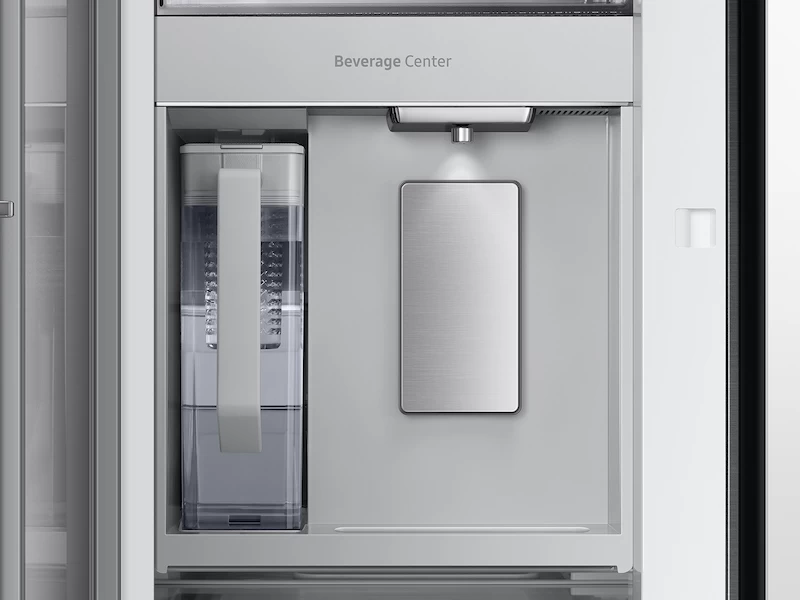 Bespoke AI 3-Door French Door – White Glass view 5