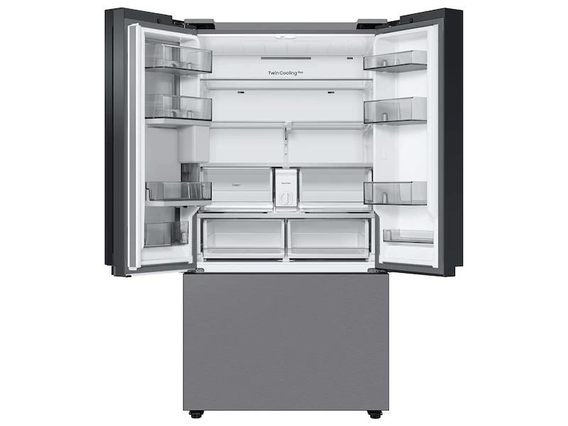 Bespoke AI 3-Door French Door – Stainless Steel view 3