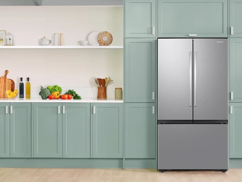 32 cu. ft. Extra Large Capacity 3-Door French Door Refrigerator - Stainless Steel view 5