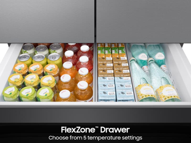 4DR Bespoke Counter Depth Inner Beverage Center – Stainless view 8