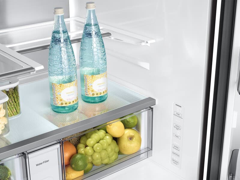 4DR Bespoke Full Depth Inner Beverage Center – Stainless view 10