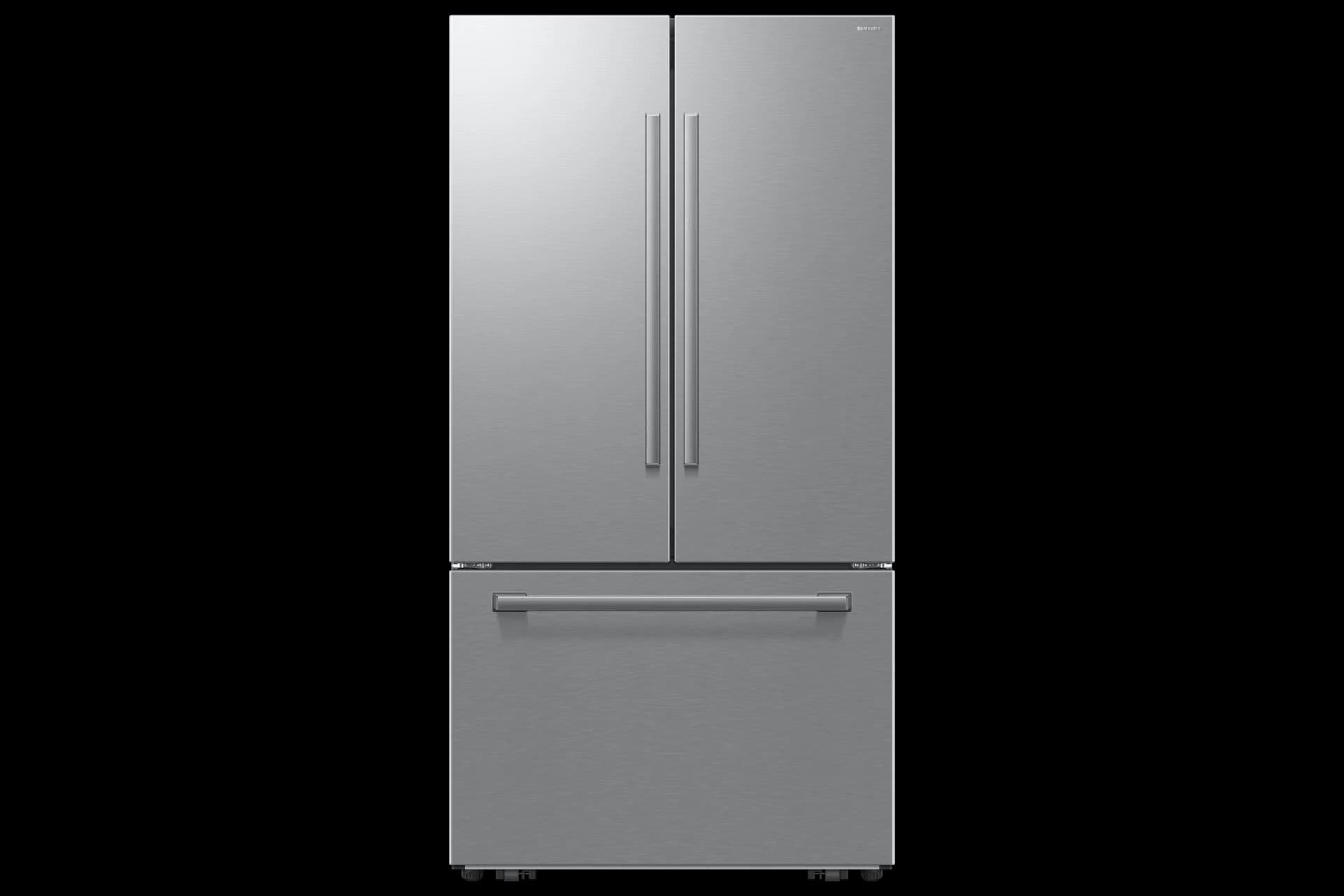 Bespoke AI 3-Door French Door Zero Clearance Fit | In-Door Tall Dispenser 25 cu.ft. – Stainless