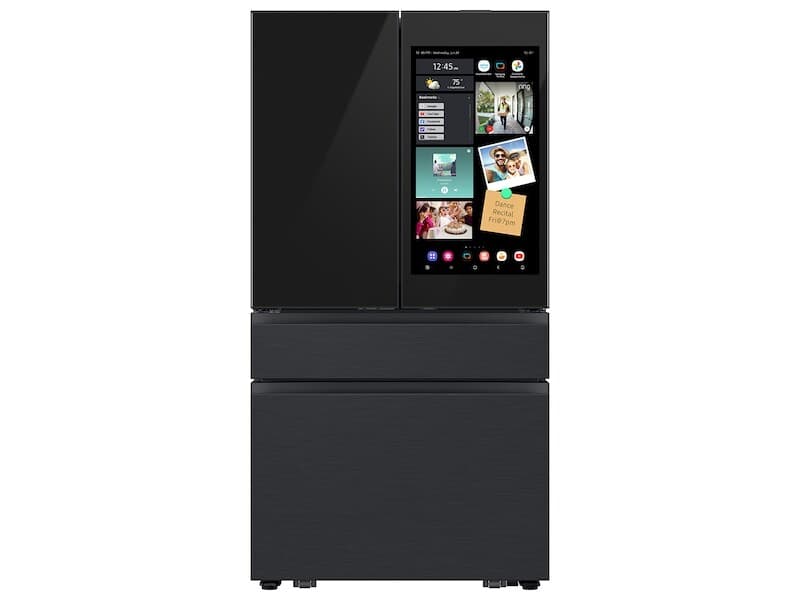 4DR Bespoke AI Family Hub™+ Counter Depth Charcoal Glass/Black – Charcoal/Black