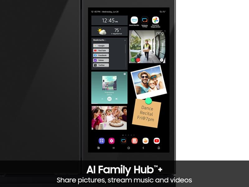 4DR Bespoke AI Family Hub™+ Counter Depth Stainless view 7