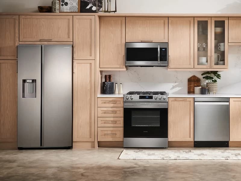 22 cu. ft. Counter Depth Side-by-Side Refrigerator in Stainless Steel view 4