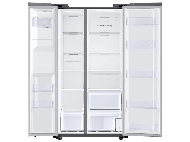 22 cu. ft. Counter Depth Side-by-Side Refrigerator in Stainless Steel view 3