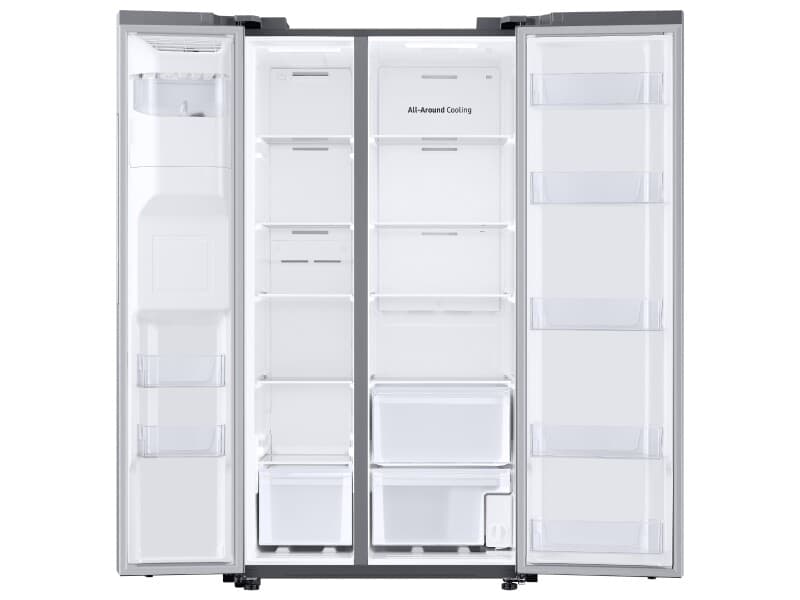 27.4 cu. ft. Large Capacity Side-by-Side Refrigerator in Stainless Steel view 8