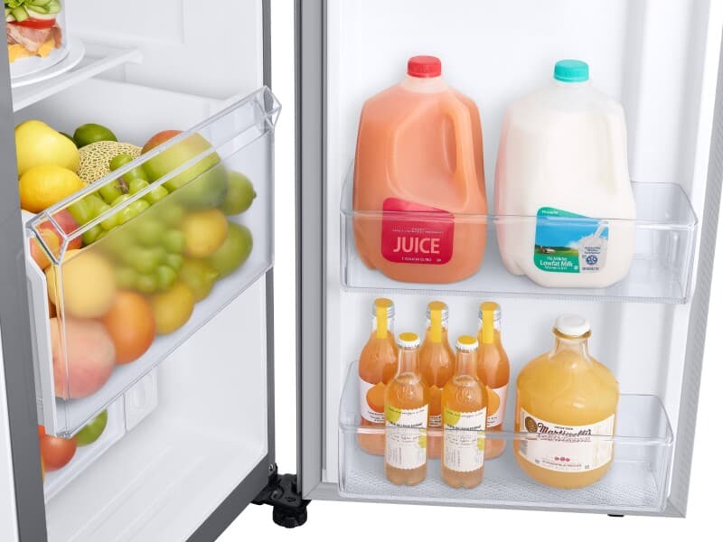 27.4 cu. ft. Large Capacity Side-by-Side Refrigerator in Stainless Steel view 10