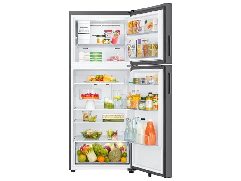 18 cu. ft. Top Freezer Refrigerator with Ice Maker in Stainless Steel view 9