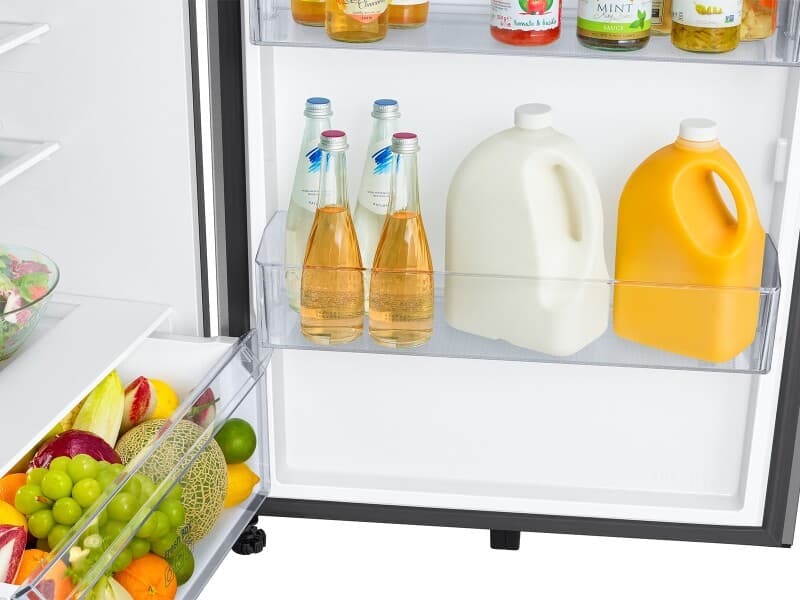 18 cu. ft. Top Freezer Refrigerator with All-Around Cooling in Stainless Steel view 7
