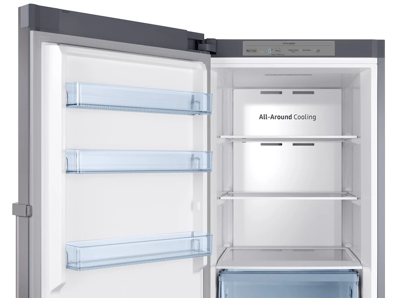 11.4 cu. ft. Convertible Upright Freezer Refrigerator with Drawers in Stainless Look view 5