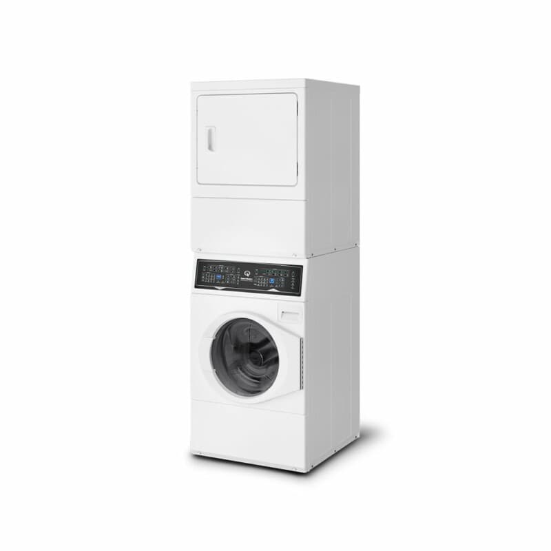 SF7 Stacked White Washer – Gas Dryer with Pet Plus view 3