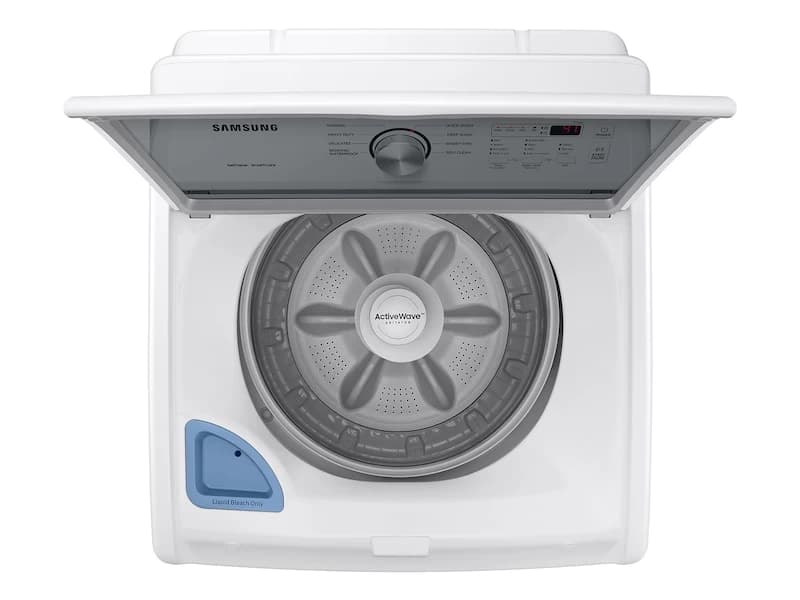 4.4 cu. ft. Top Load Washer with ActiveWave™ Agitator and Soft-Close Lid in White view 7