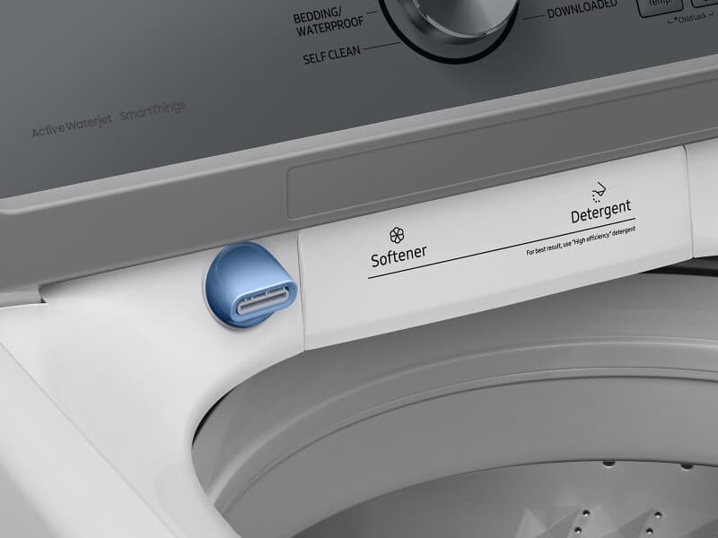 4.6 cu. ft. Large Capacity Top Load Washer with ActiveWave™ Agitator and Active WaterJet – White view 10