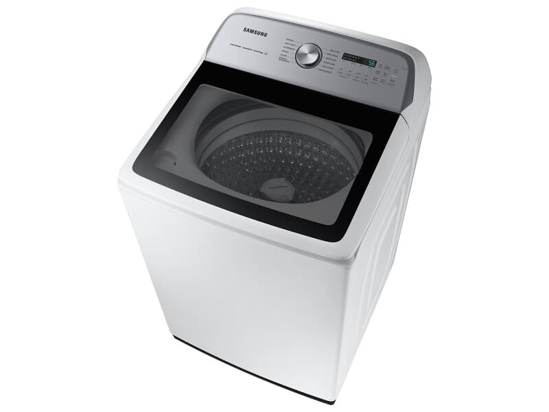 5.1 cu. ft. Large Capacity Smart Top Load Washer with ActiveWave™ Agitator and Super Speed Wash in White view 7