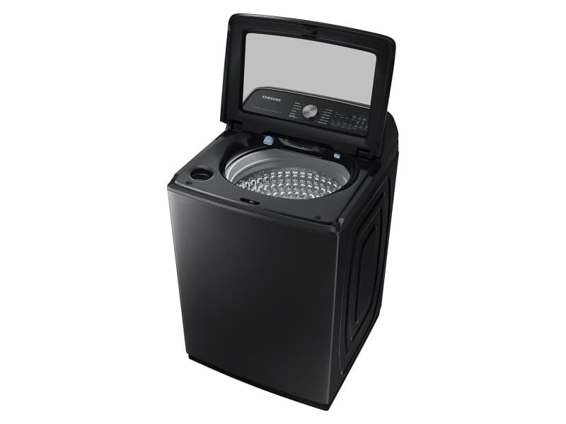 5.4 cu. ft. Extra-Large Capacity Smart Top Load Washer with ActiveWave™ Agitator and Super Speed Wash in Brushed Black view 7