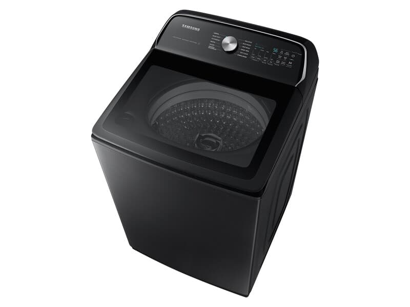 5.4 cu. ft. Extra-Large Capacity Smart Top Load Washer with ActiveWave™ Agitator and Super Speed Wash in Brushed Black view 8