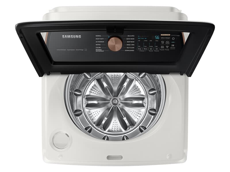 5.5 cu. ft. Extra-Large Capacity Smart Top Load Washer with Auto Dispense System – Ivory view 9