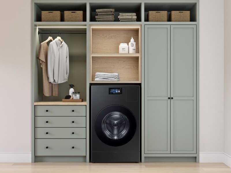 Bespoke AI Vented Laundry Combo™ All-in-One 5.3 cu. Ft. Ultra Capacity Washer with Super Speed and Vented Electric Dryer – Brushed Black view 10