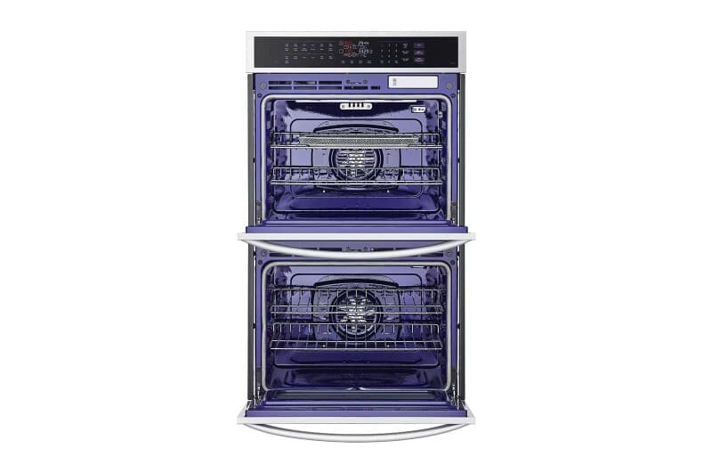 9.4 Cu. Ft. Smart Double Wall Oven With Instaview®, True Convection, Air Fry, And Steam Sous Vide view 5