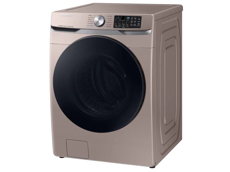 4.5 cu. ft. Large Capacity Smart Front Load Washer with Super Speed Wash - Champagne view 3