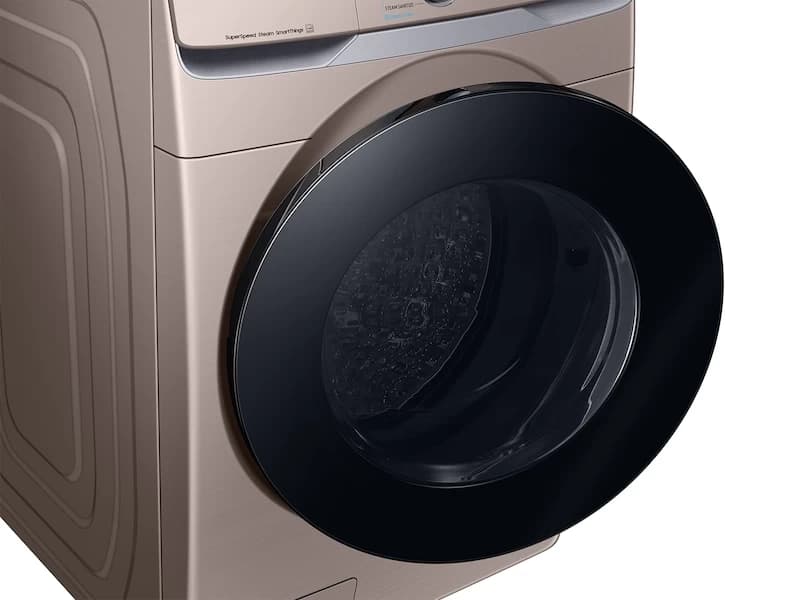 4.5 cu. ft. Large Capacity Smart Front Load Washer with Super Speed Wash - Champagne view 9