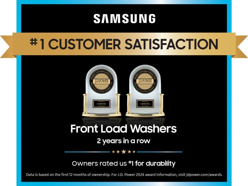 Bespoke 5.3 cu. ft. Ultra Capacity Front Load Washer with AI OptiWash™ and Auto Dispense in Brushed Navy view 4