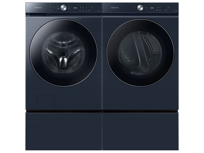 Bespoke 5.3 cu. ft. Ultra Capacity Front Load Washer with AI OptiWash™ and Auto Dispense in Brushed Navy view 10