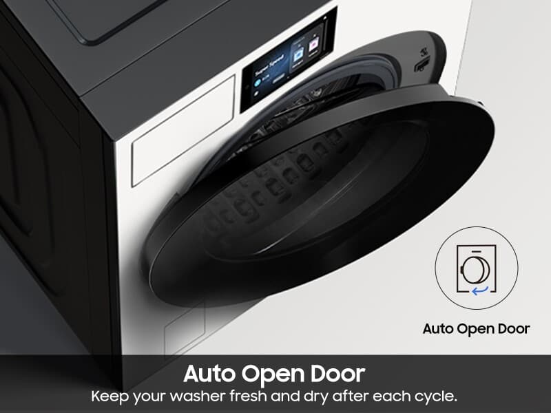 Bespoke AI 5.3 cu. ft. Ultra Capacity Front Load Washer with AI Home and AI OptiWash™ – Ivory view 6