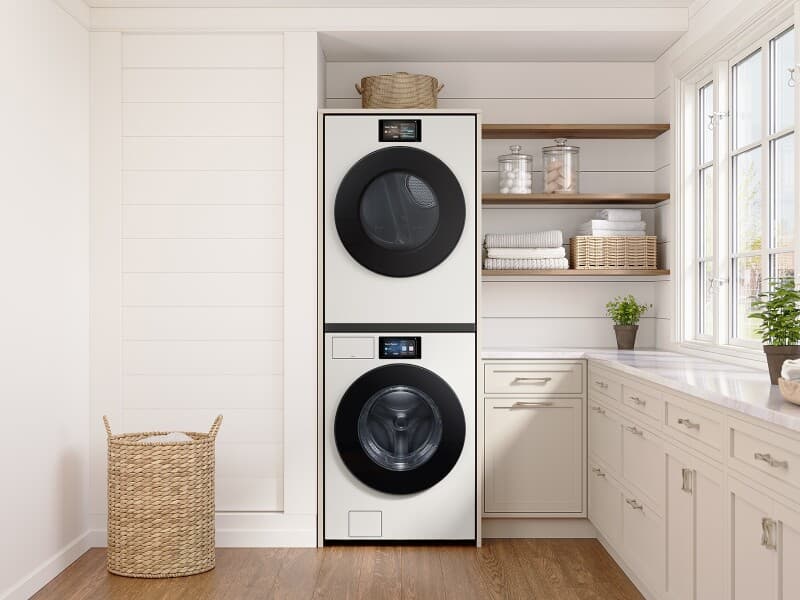 Bespoke AI 5.3 cu. ft. Ultra Capacity Front Load Washer with AI Home and AI OptiWash™ – Ivory view 8