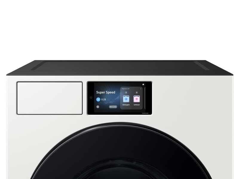 Bespoke AI 5.3 cu. ft. Ultra Capacity Front Load Washer with AI Home and AI OptiWash™ – Ivory view 9