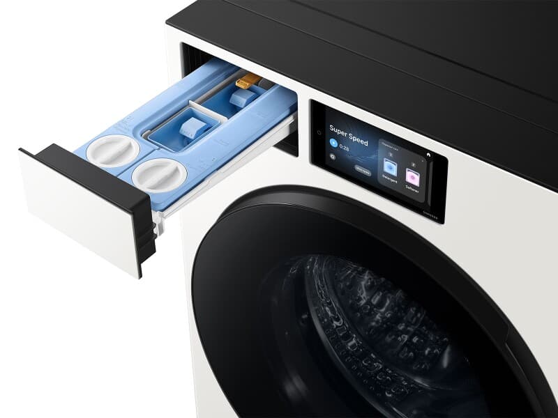 Bespoke AI 5.3 cu. ft. Ultra Capacity Front Load Washer with AI Home and AI OptiWash™ – Ivory view 10