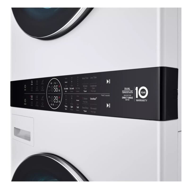 Single Unit Washtower™ With Center Control™ 5.0 Cu. Ft. Front Load Washer And 7.8 Cu. Ft. Electric Ventless Heat Pump Dryer view 7