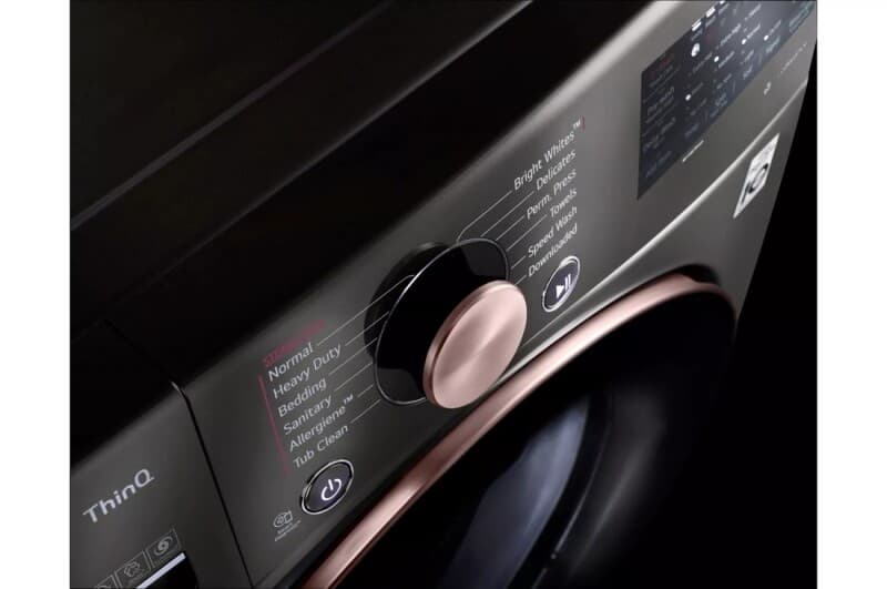 4.5 Cu. Ft. Ultra Large Capacity Front Load Washer - Black Steel view 2