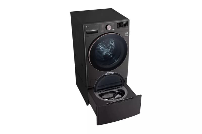 4.5 Cu. Ft. Ultra Large Capacity Front Load Washer - Black Steel view 6