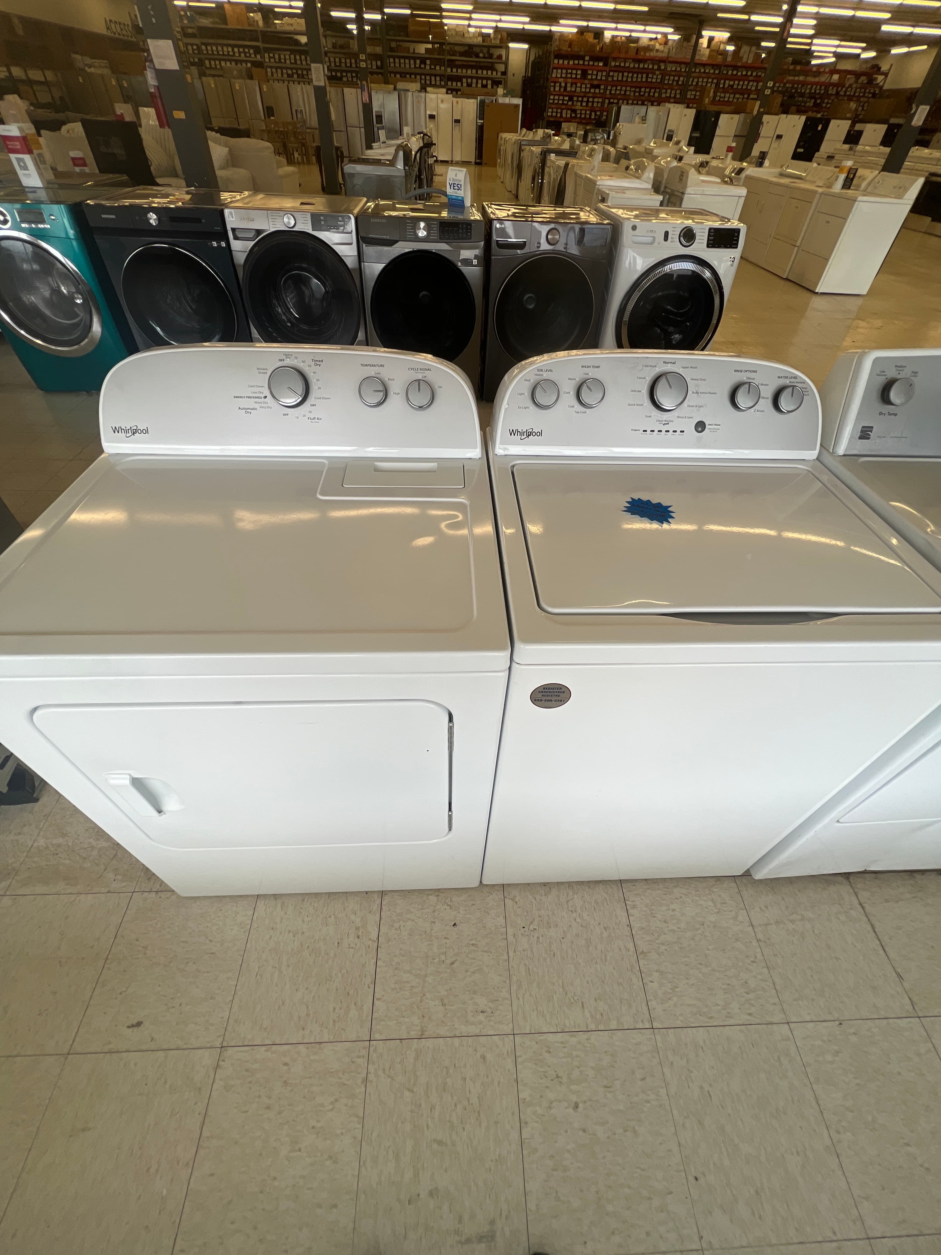 Whirlpool Washer and Dryer Set