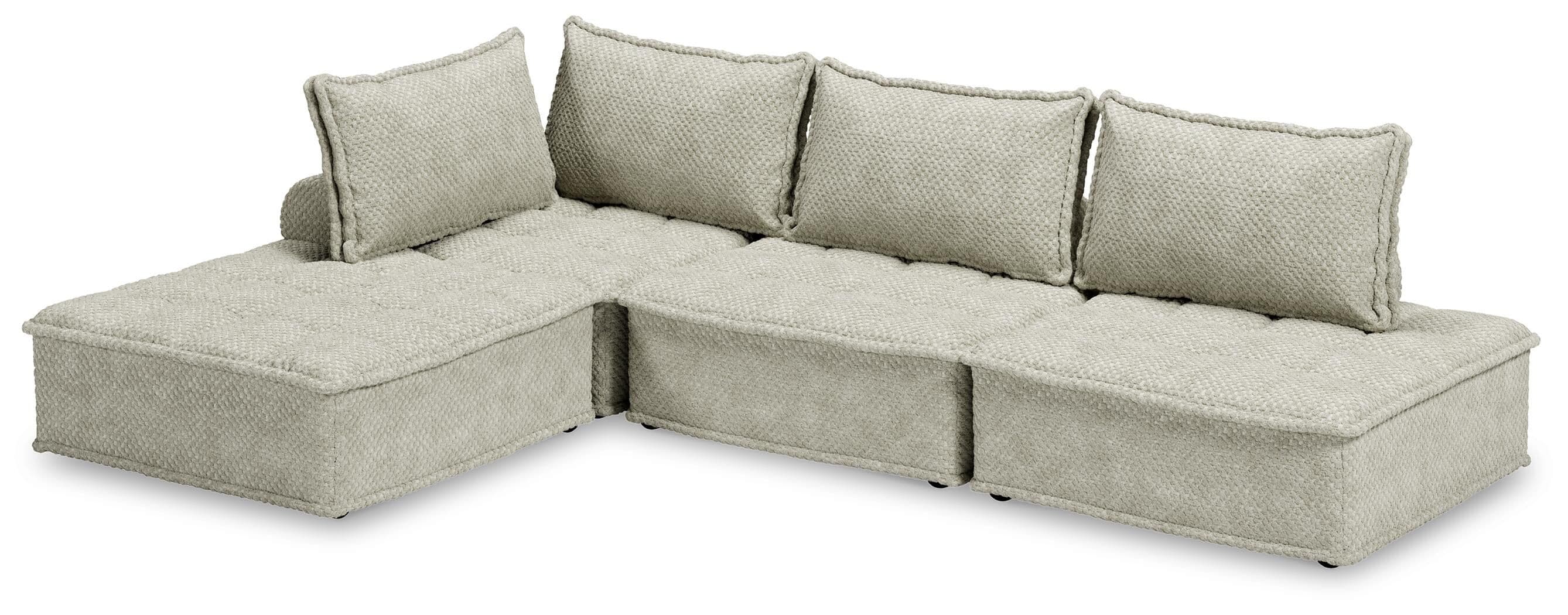 4-Piece Modular Seating · Taupe