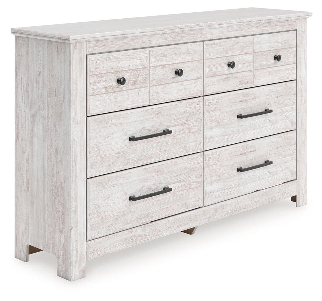Six Drawer Dresser · Whitewash