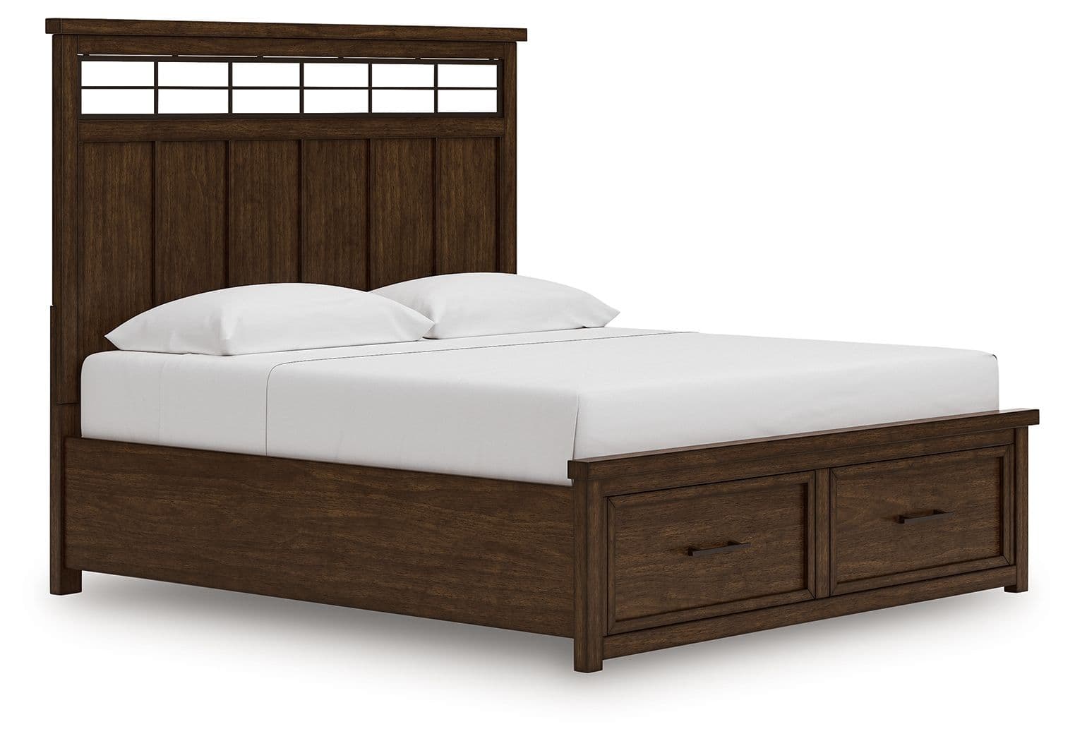 King Panel Storage Bed