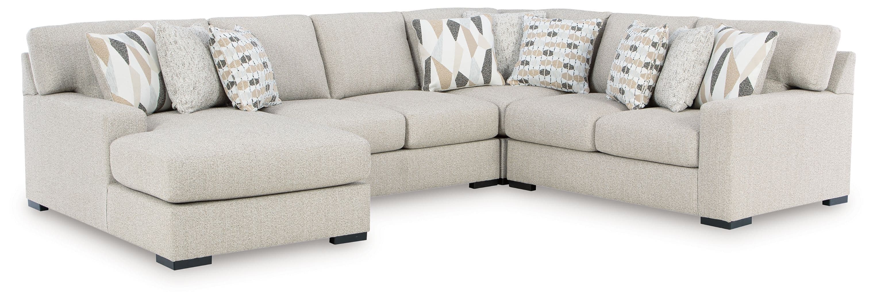 4-Piece Sectional With LAF Corner Chaise